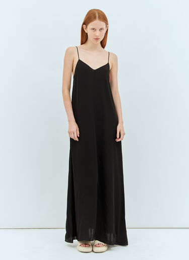 The Row Kole Maxi Dress Black row0257004