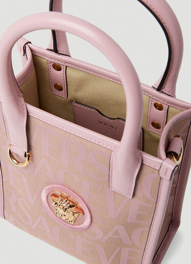 Versace Women's Allover Mini Shopper Bag - Pink - Totes
