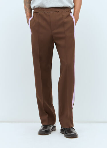 Gucci Fluid Drill Pants Brown guc0157004