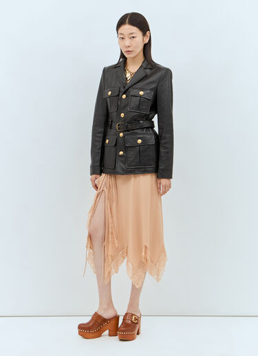 Chloé Jeannete 坡跟屐鞋 棕色 chl0257029