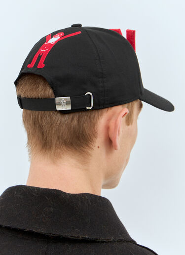 Walter Van Beirendonck W Baseball Cap Black wlt0158018