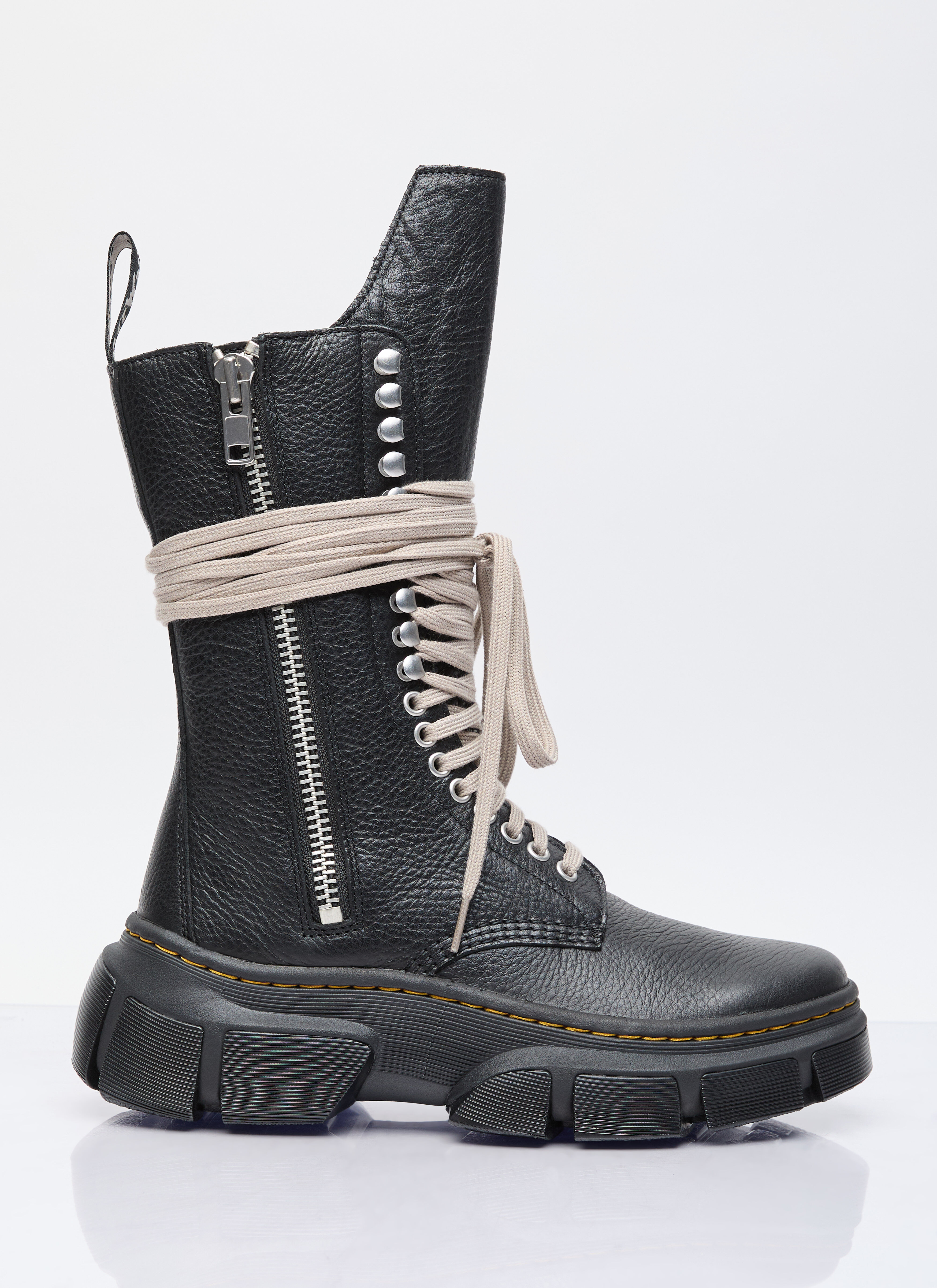 Rick Owens x Dr. Martens Collab: High Laced Boots for Men | LN-CC®