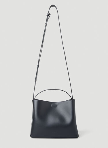 Grey Sac mini leather cross-body bag