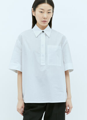 Jil Sander+ Patch Pocket Poplin Shirt White jsp0251020