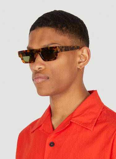 RETROSUPERFUTURE Colpo Spotted Brown Havana Sunglasses in | LN-CC®