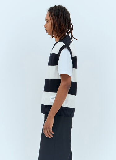 Thom Browne Oversized V-Neck Vest Navy thb0156004