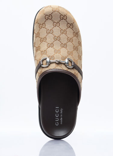 Gucci Horsebit Mules Beige guc0157044