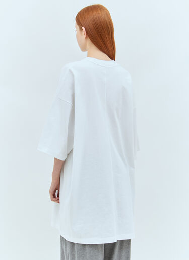 The Row Isha Oversized T-Shirt White row0257005