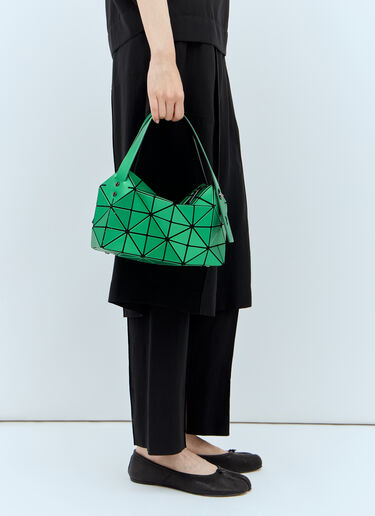 Bao Bao Issey Miyake スモールボストンハンドバッグ グリーン bao0257004