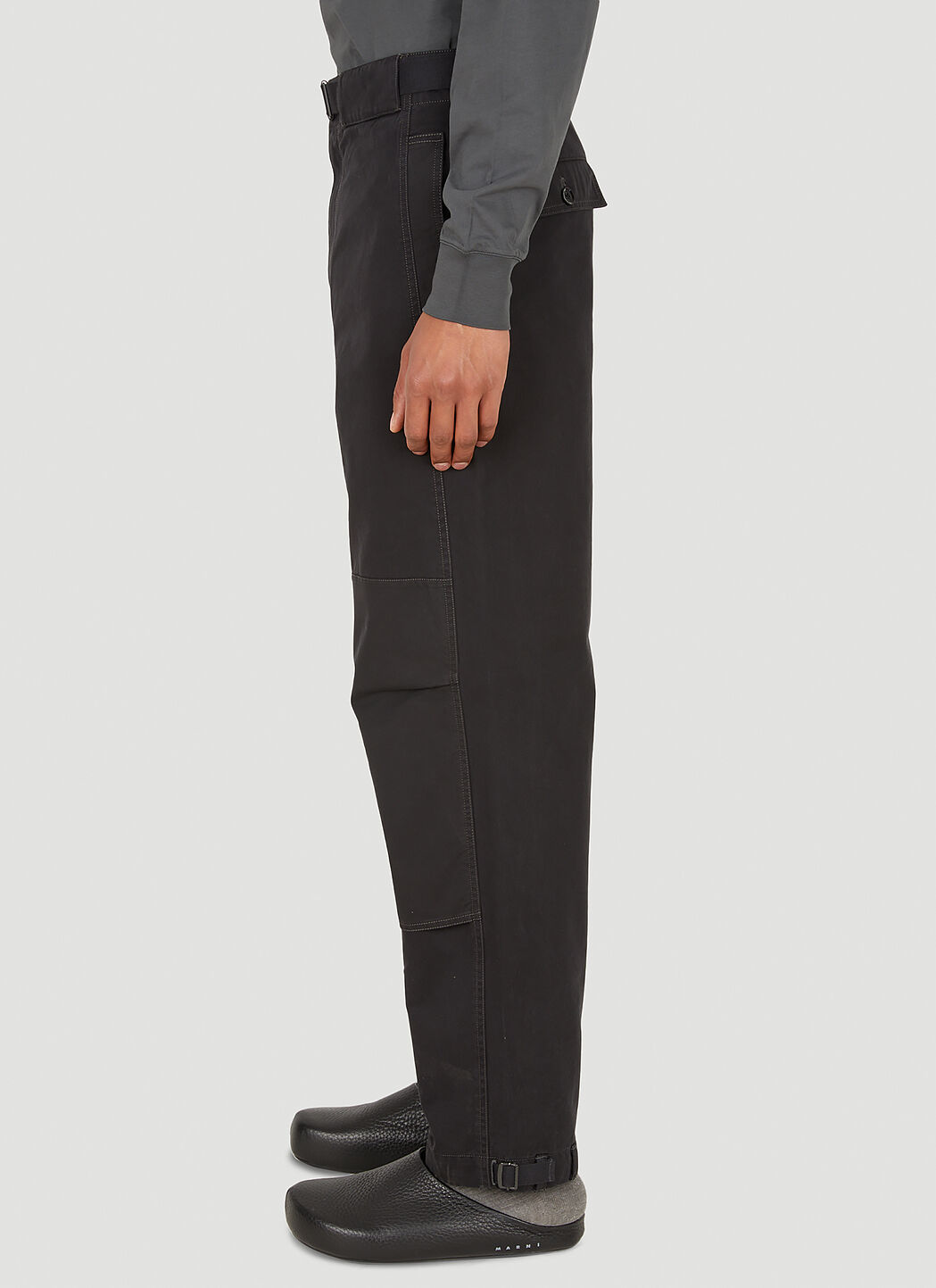 Lemaire Utility Pants in Black | LN-CC®