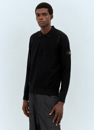 Stone Island Wool-Blend Sweater Black sto0158037