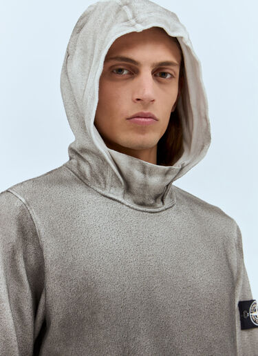 Stone Island Ombre Hooded Sweatshirt Grey sto0158003