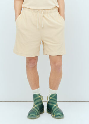 Jil Sander Cotton Towelling Shorts Black jil0156005