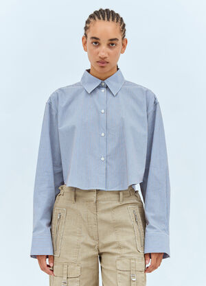 Acne Studios Pinstripe Jacquard Shirt Blue acn0257014