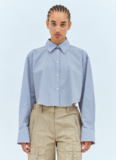 Acne Studios Pinstripe Jacquard Shirt Blue acn0257014