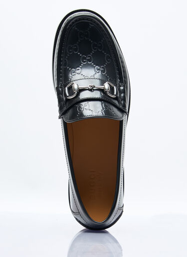 Gucci GG Horsebit Loafers Black guc0157039