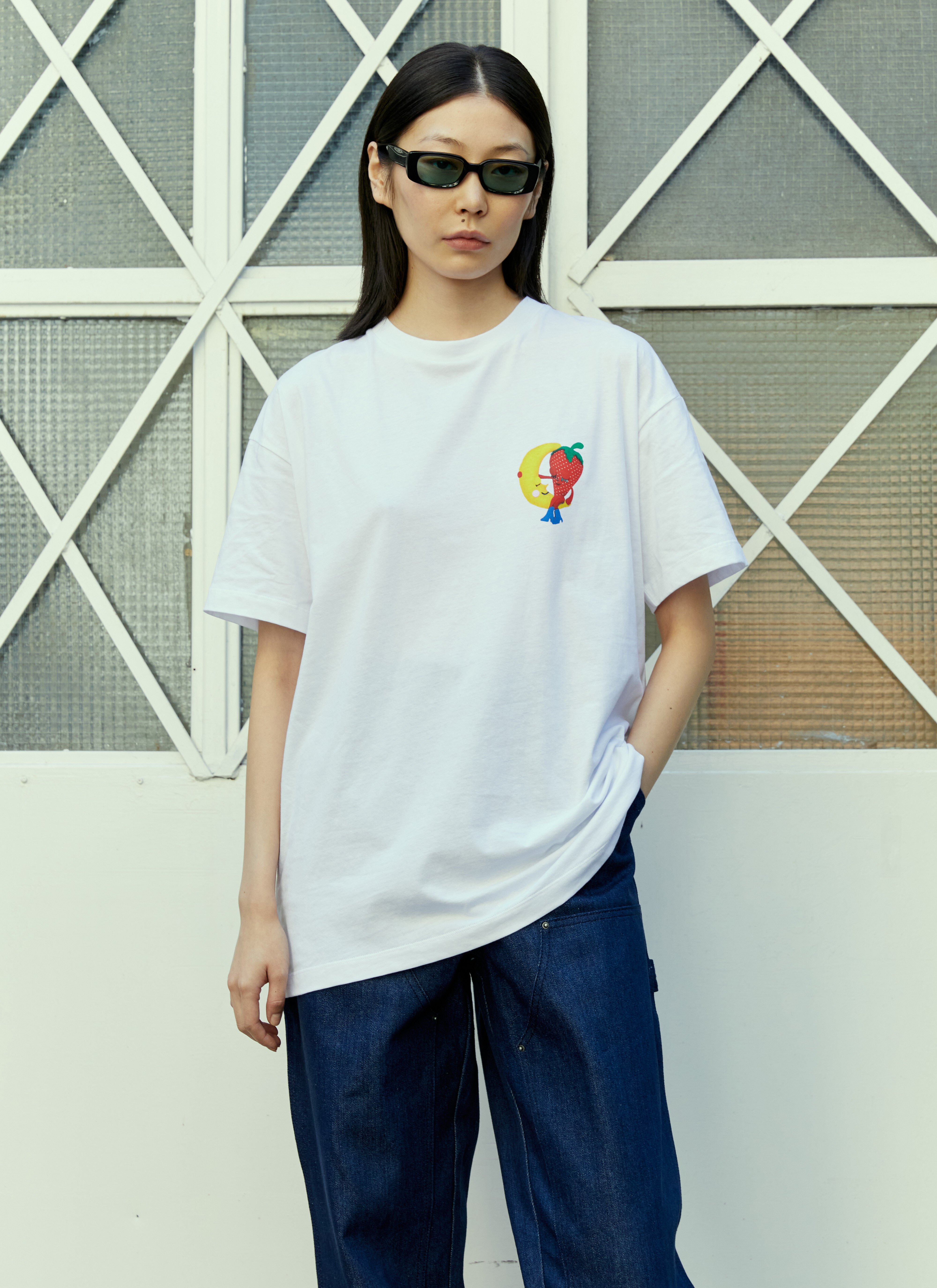 Kenzo ロゴプリントTシャツ パープル knz0252021