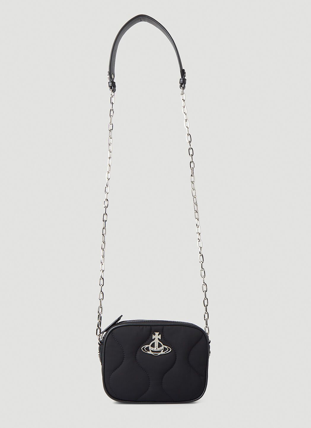 Vivienne Westwood Anna Quilted Camera Bag in Black | LN-CC®