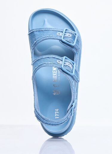 Birkenstock 1774 Milano Stone Washed Denim Sandals Blue brs0258004