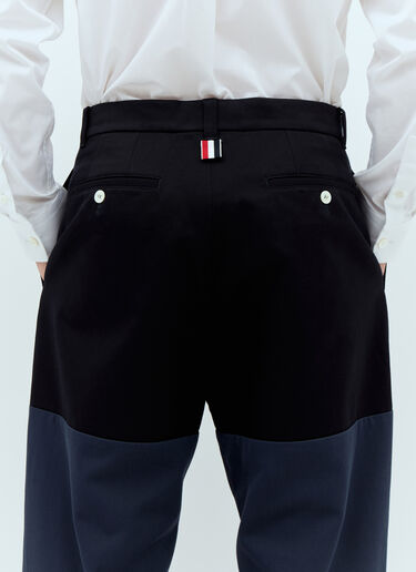 Thom Browne アンコンストラクテッドコンボパンツ ネイビー thb0156007