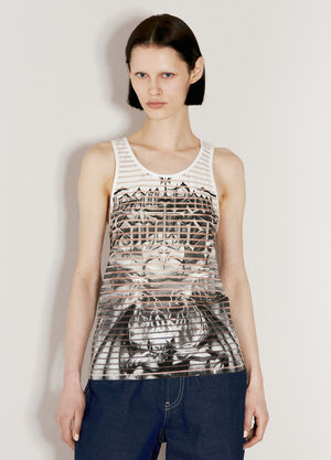 Jean Paul Gaultier Diablo Tank Top Blue jpg0256013