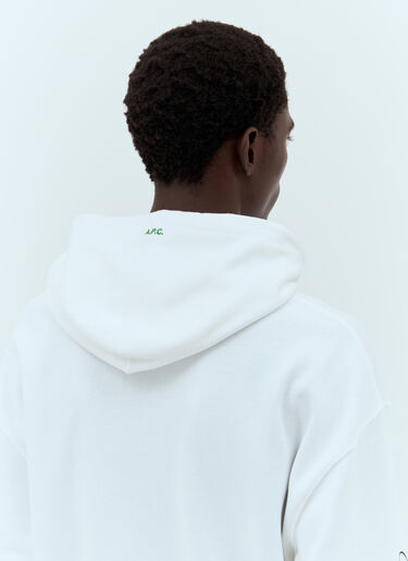 A.P.C. x JJJJound Hooded Sweatshirt White apc0157023