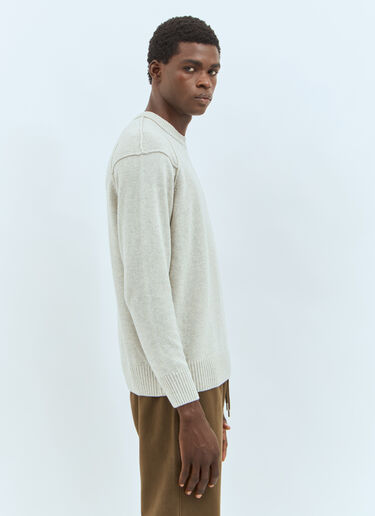 C.P. Company Wool-Blend Sweater Cream pco0157004