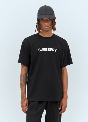 Burberry Logo Print T-Shirt Brown bur0157017
