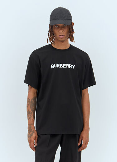 Burberry Logo Print T-Shirt Black bur0157021