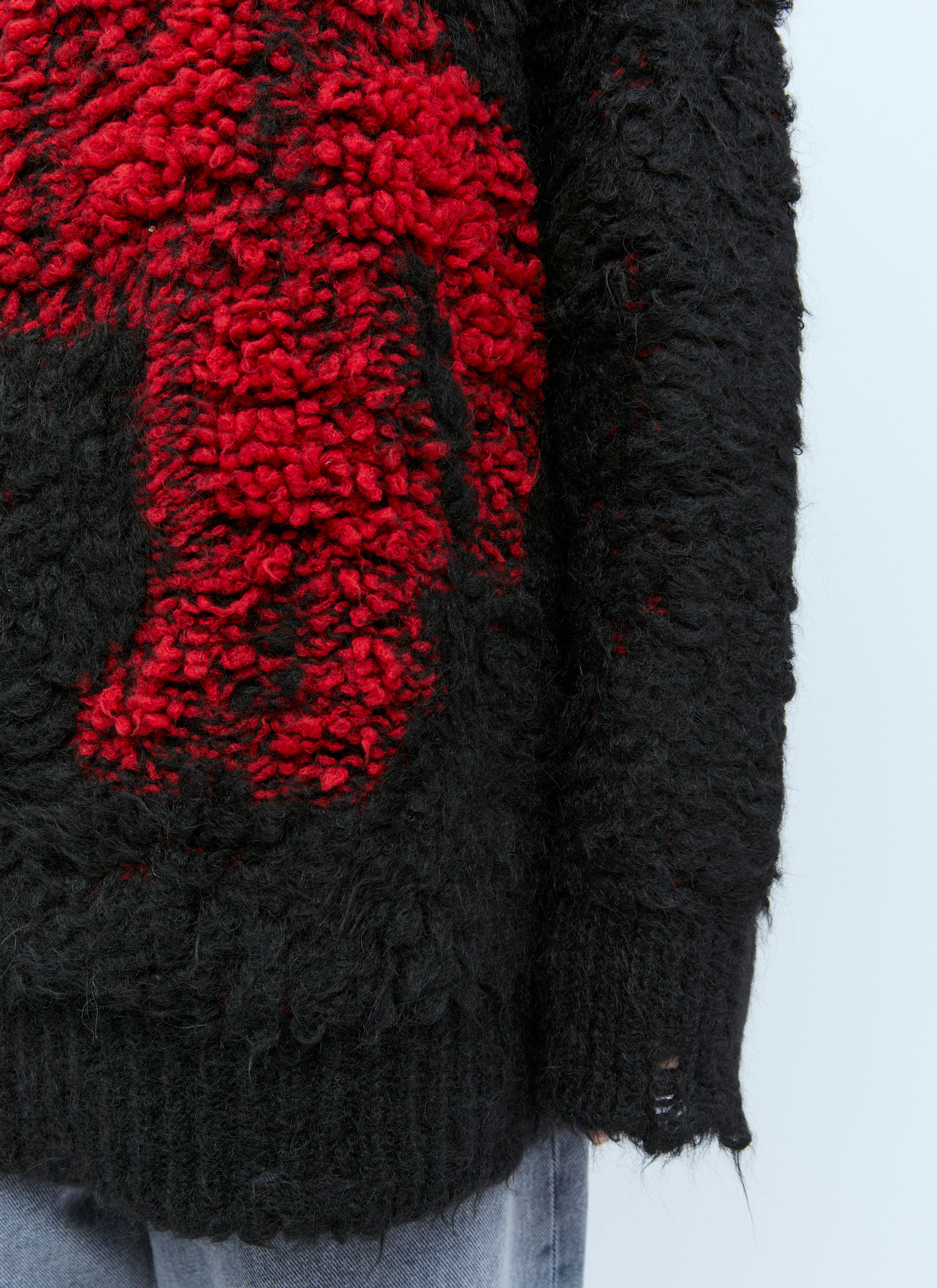 Stella McCartney Pixel Horse Jacquard Knit Sweater in Black | LN-CC®