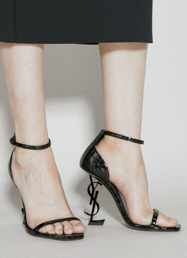 Saint Laurent Opyum Heeled Sandals Black sla0254050