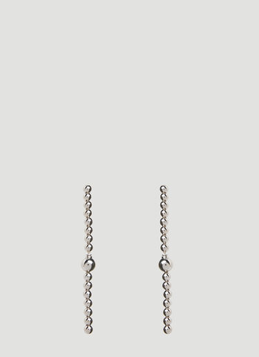 Y/Project Bead Branch Earrings Silver ypr0152031