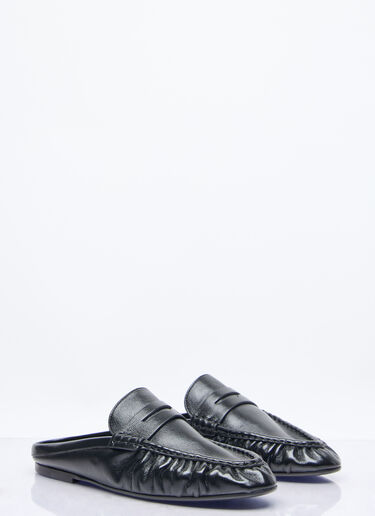 Saint Laurent Loafer Mules Black sla0257049