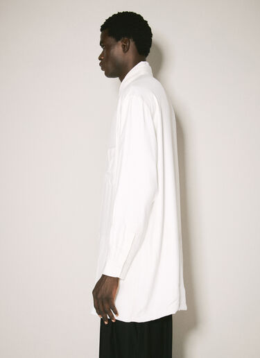 Yohji Yamamoto Layered Shirt White yoy0158004