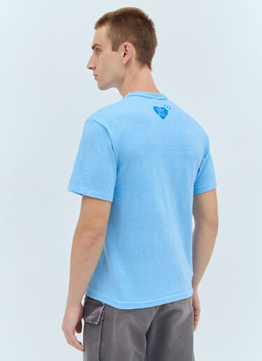 Human Made 로고 프린트 티셔츠 블루 hmd0156011