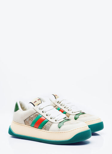 Gucci Web Screener Sneakers Beige guc0255087