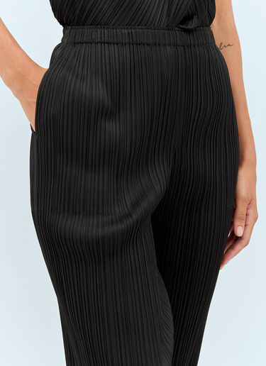 Pleats Please Issey Miyake 7月テーパードパンツ ブラック plp0258002