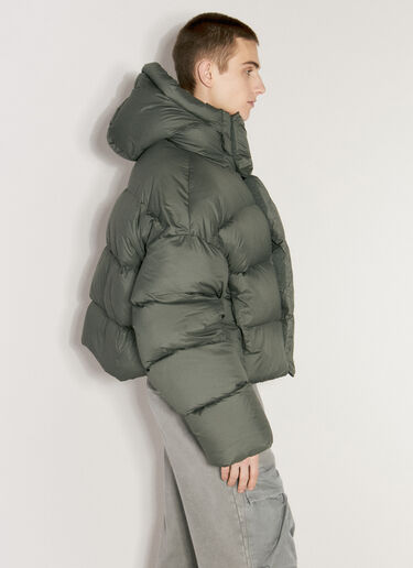 Entire Studios MML Hooded Puffer Jacket Dark Green ent0155002