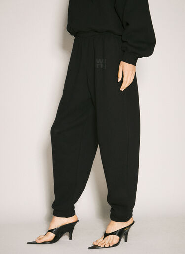 Alexander Wang Essential Terry Trackpants Black awg0257014