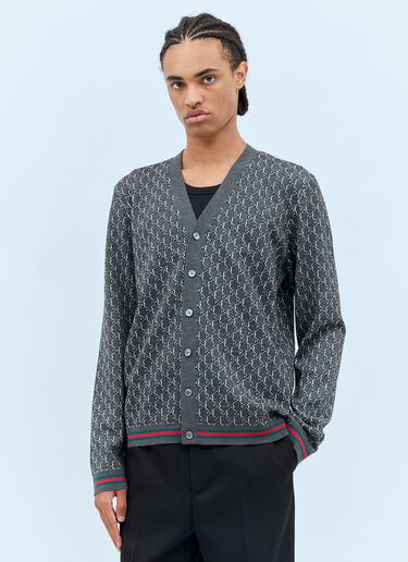 Gucci GG Shadow Cardigan Grey guc0158009