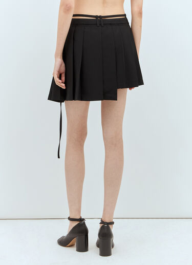 Acne Studios Pleated Mini Skirt Black acn0257024