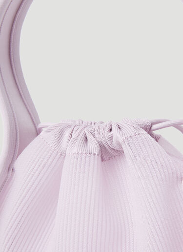 Pleats Please Issey Miyake Pink & Purple Small Square Pleats Shoulder Bag