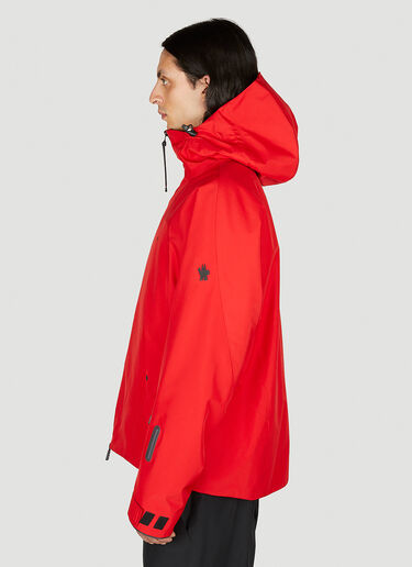 Moncler Grenoble Men's Lapaz Hooded Jacket in Red