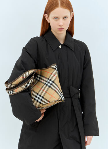 Burberry スモールチェックトートバッグ ベージュ bur0257032