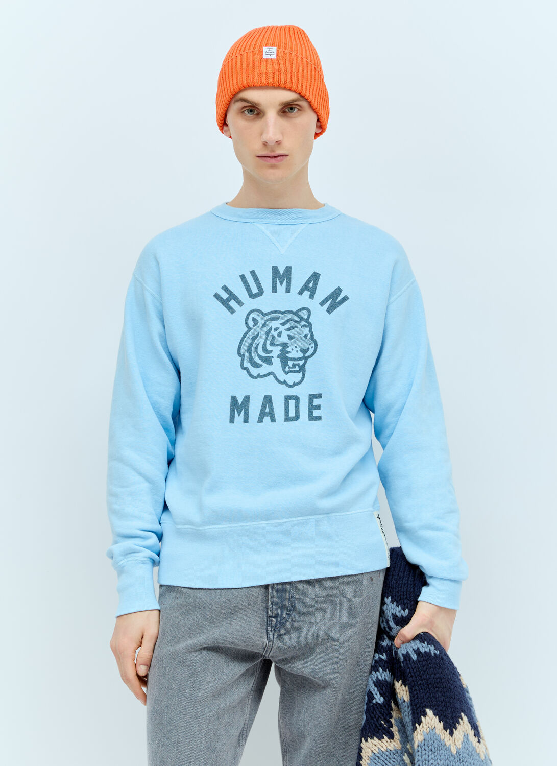 Shop Human Made Tsuriami #1 Sweatshirt In Blue