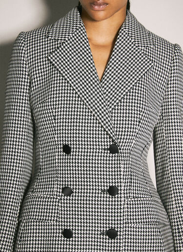 Dolce & Gabbana Houndstooth Blazer Black dol0258003