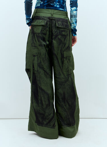 Jean Paul Gaultier Trompe L'Oeil Pants Green jpg0357005