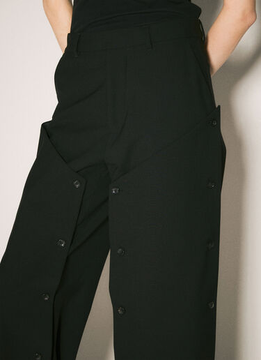 Y/Project Button Panel Pants Black ypr0358011