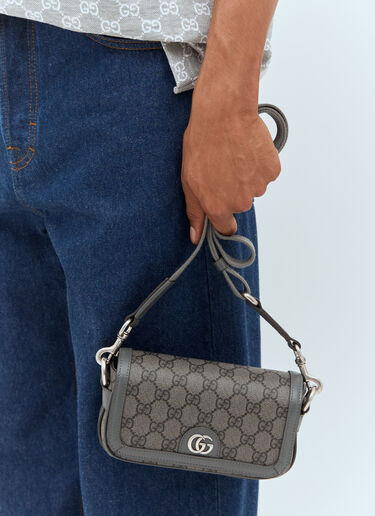 Gucci Ophidia Super MIni Shoulder Bag Grey guc0157085