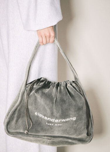 Alexander Wang Ryan Large Shoulder Bag Grey awg0258012